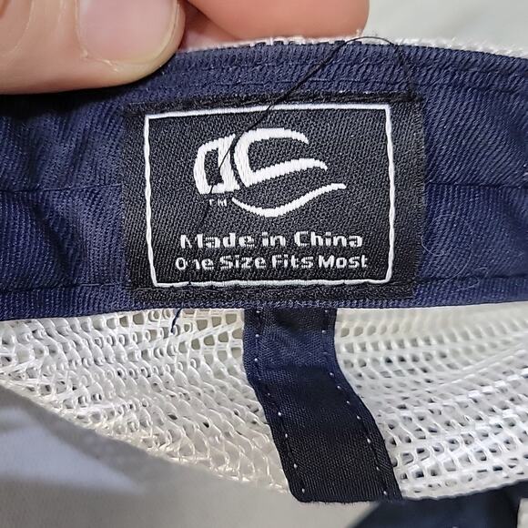 OC Yeti Coolers Trucker Hat, Navy Bluee/White - Picture 6 of 6